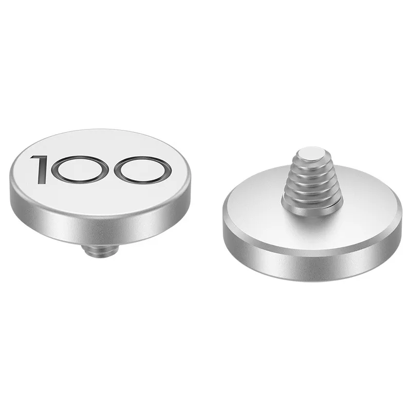  JJC SRB-L100 Avtryckarknapp - Silver med 100-logga från Kamda – snabb leverans och trygg e-handel