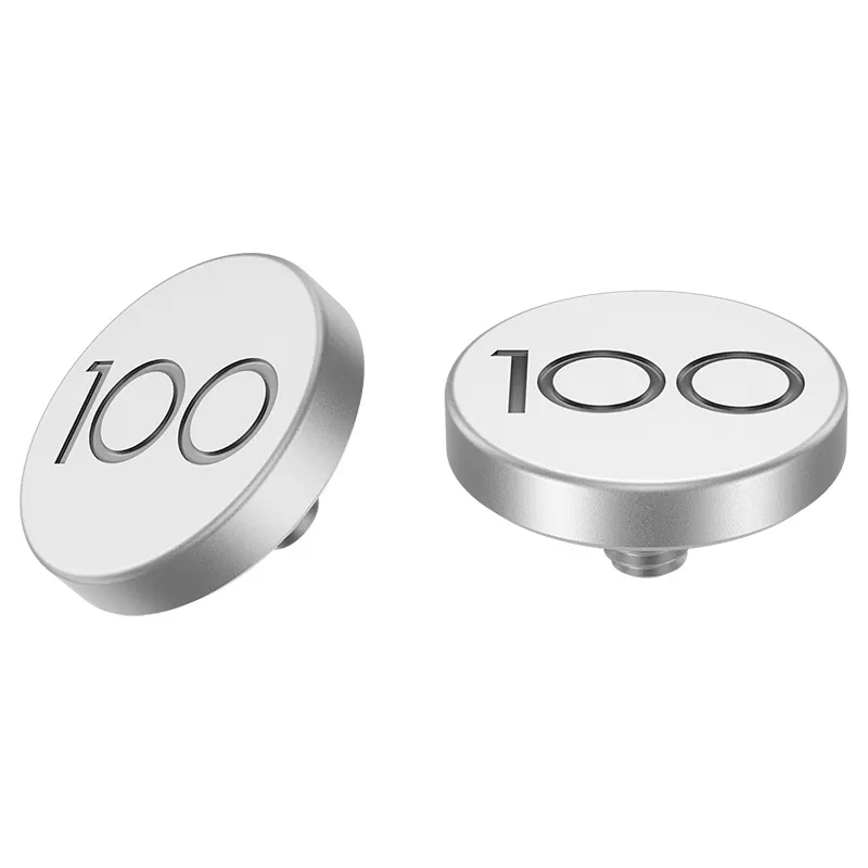  JJC SRB-L100 Avtryckarknapp - Silver med 100-logga från Kamda – snabb leverans och trygg e-handel