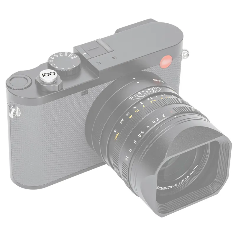  JJC SRB-L100 Avtryckarknapp - Silver med 100-logga från Kamda – snabb leverans och trygg e-handel