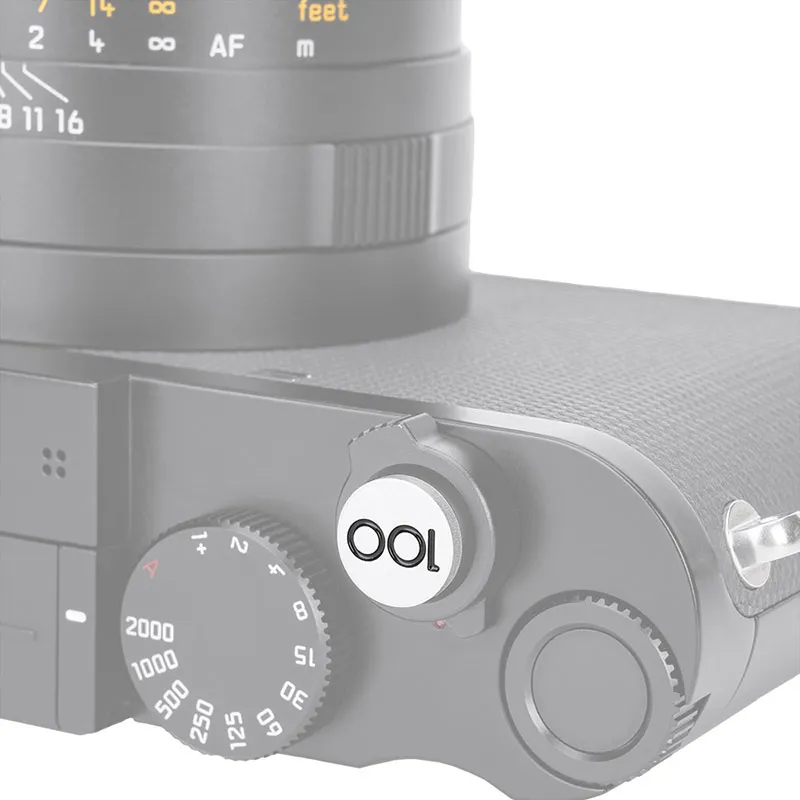  JJC SRB-L100 Avtryckarknapp - Silver med 100-logga från Kamda – snabb leverans och trygg e-handel