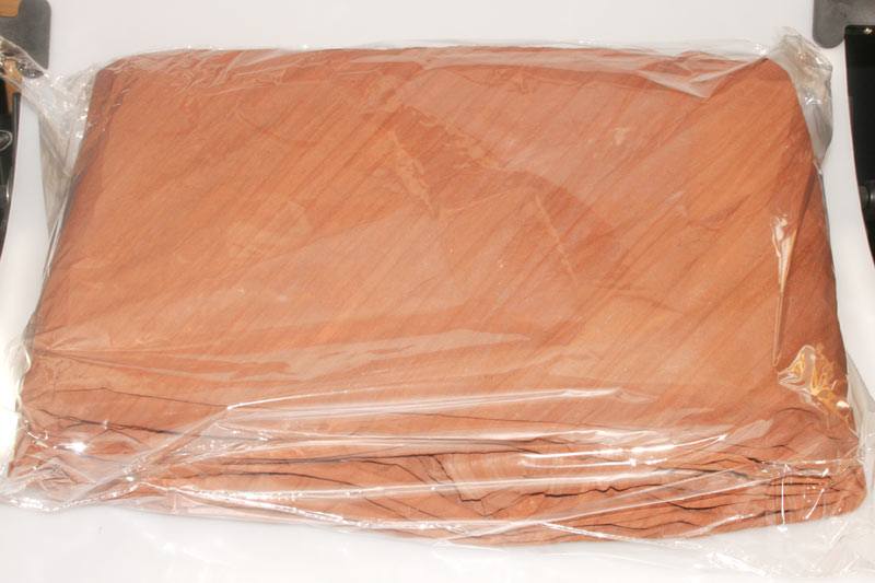 Brunorange diagonalt skrynklig Bakgrund 3x5 meter