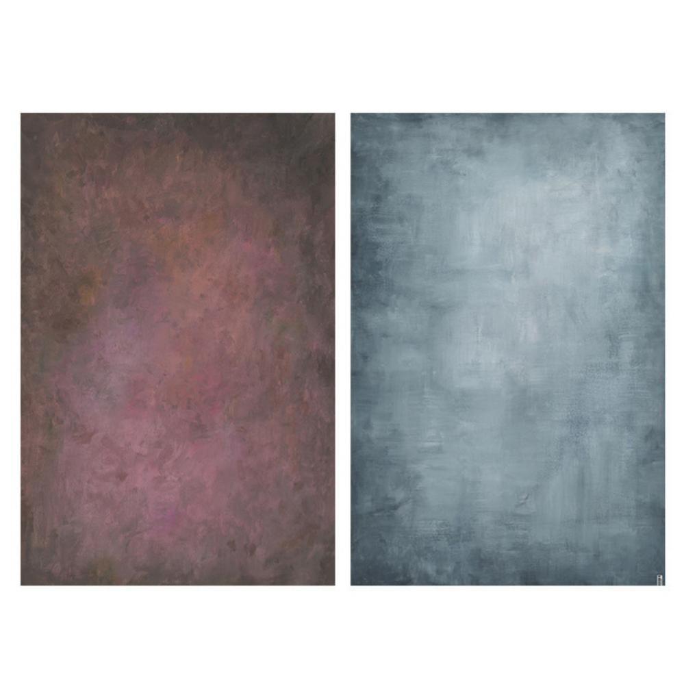 3x Pappersbakgrund dubbelsidig för fotografering 57x87cm