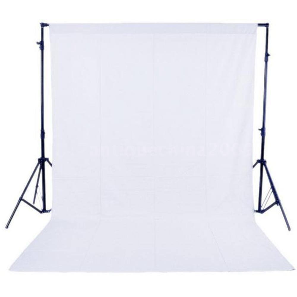 Vit bomullsbakgrund för fotografering (3x5m)