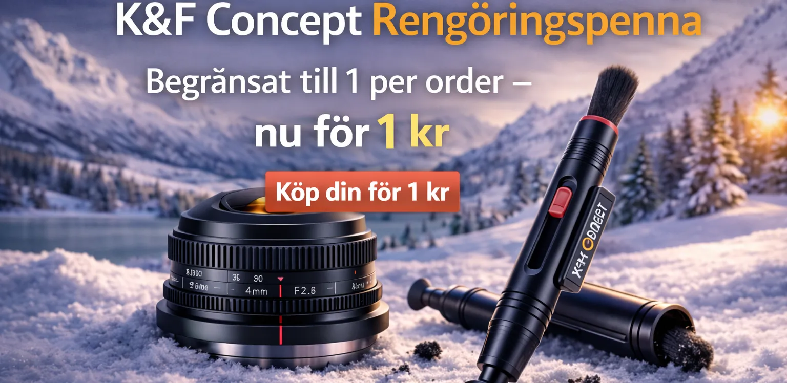 K&F Concept Reng&ouml;ringspenna &ndash; 1 kr kampanj