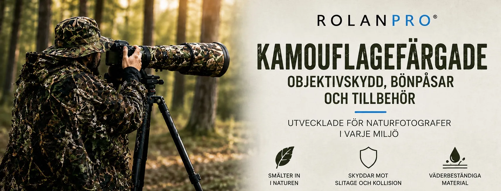 Rolanpro kameratillbeh&ouml;r hos Kamda