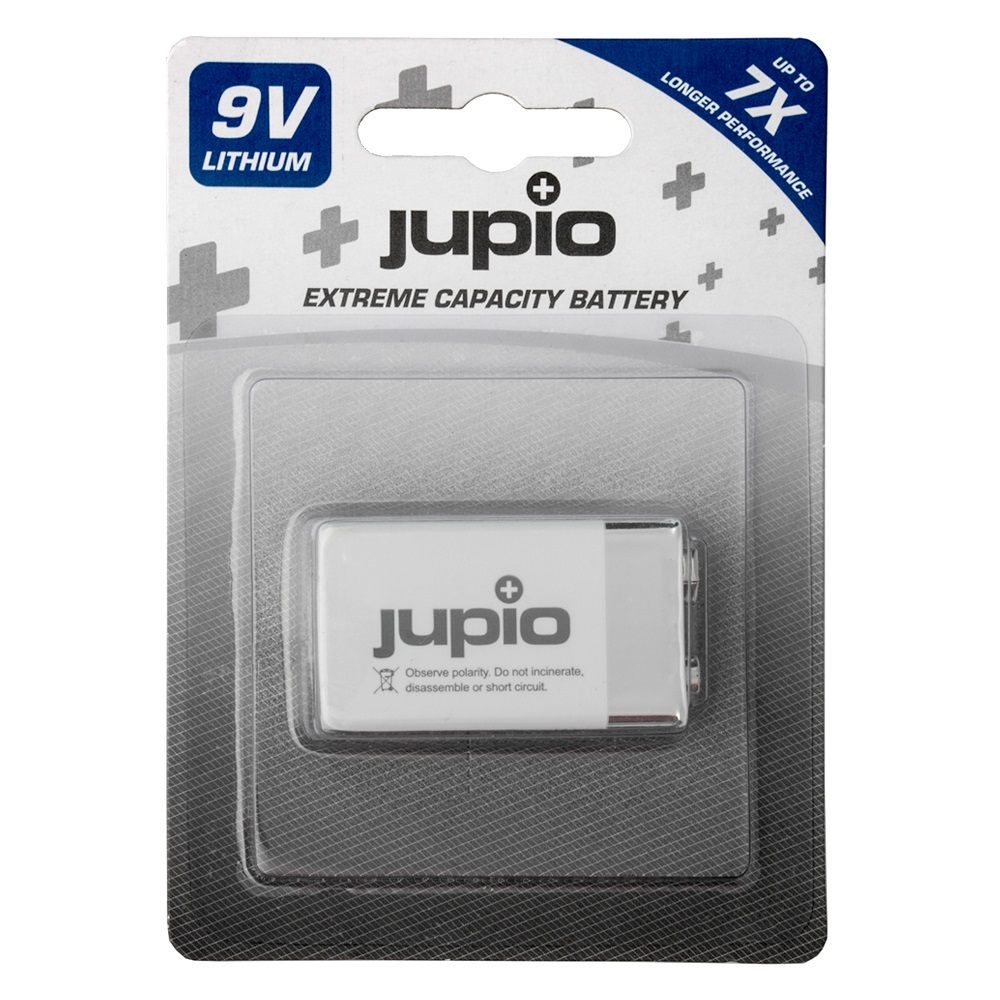 Jupio batteri 9 Volt litium