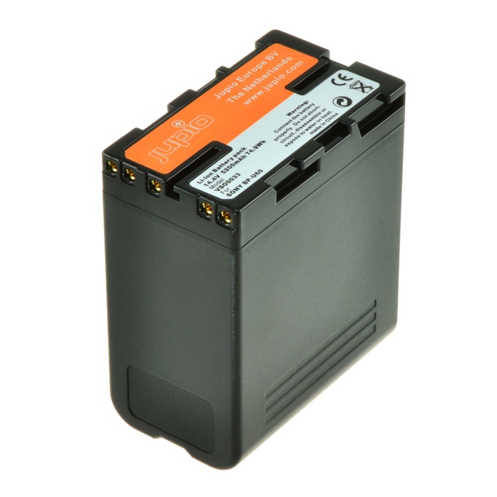 Jupio kamerabatteri 5200mAh ersätter Sony BP-U60