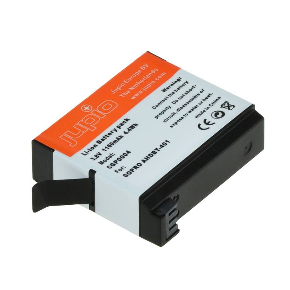 Jupio kamerabatteri 1160 mAh ersätter GoPro Hero4
