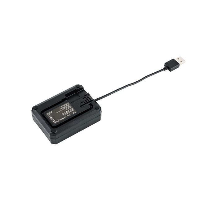  JJC USB-driven dubbel batteriladdare fr Fujifilm NP-W126