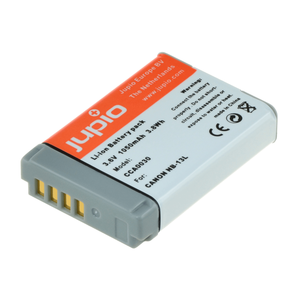 Jupio kamerabatteri 1050mAh ersätter Canon NB-13L
