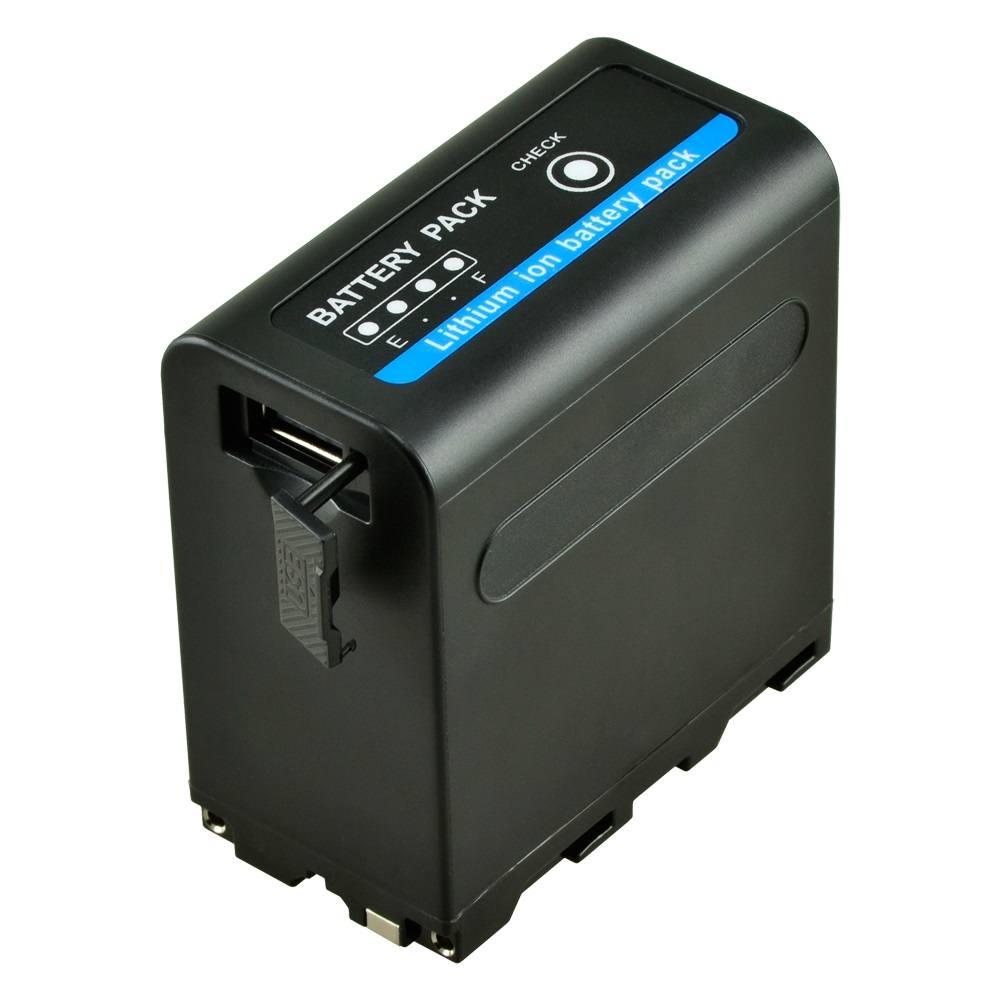 Jupio kamerabatteri USB 7800mAh ersätter Sony NP-F970