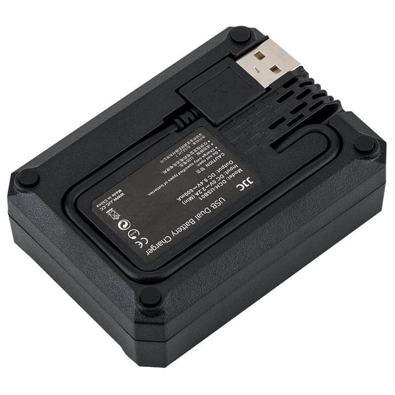  JJC USB-driven dubbel batteriladdare fr Nikon EN-EL15/EL15a/EL15c