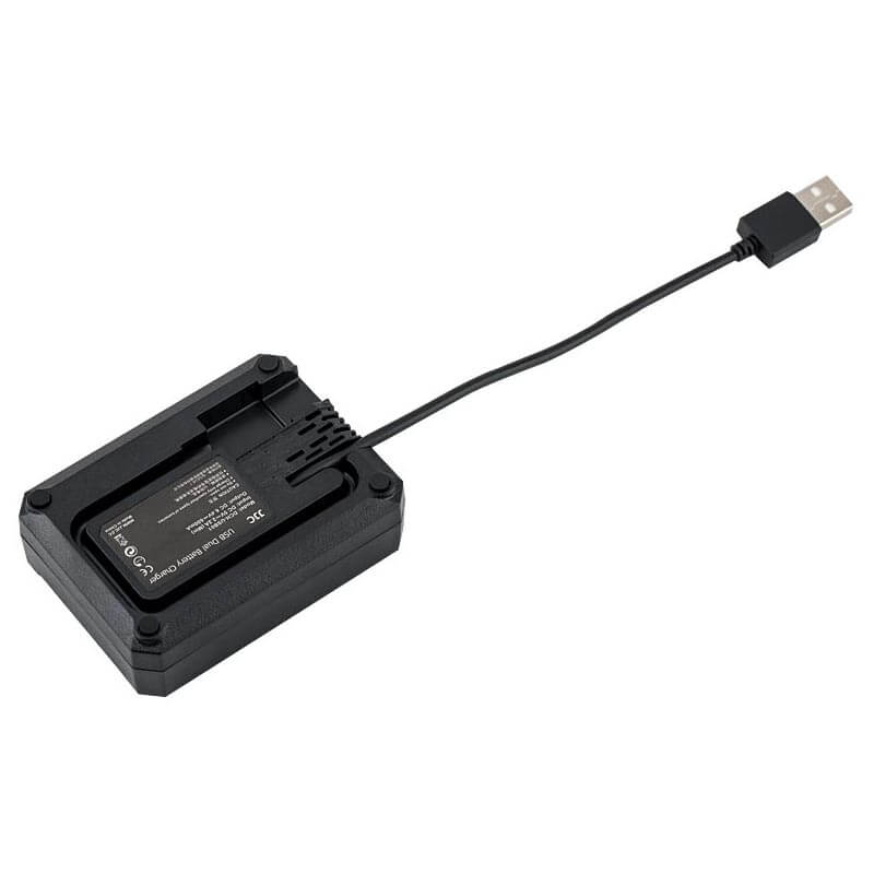  JJC USB-driven dubbel batteriladdare fr Nikon EN-EL15/EL15a/EL15c