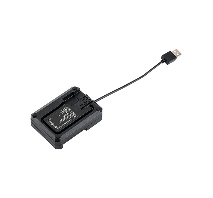  JJC USB-driven dubbel batteriladdare fr Sony NP-F550/F750/F970/FM50/FM500H