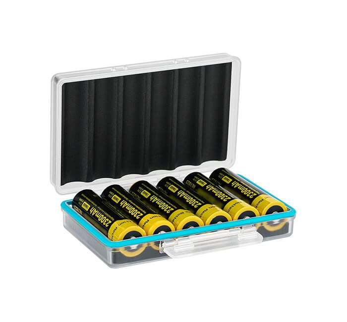  JJC Batterifodral fr 6x18650 batterier