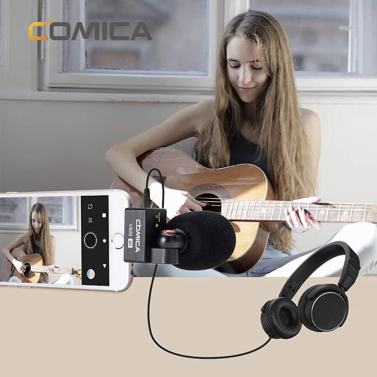 Comica VS09 M1 Mikrofon för smartphone med lightning-kontakt