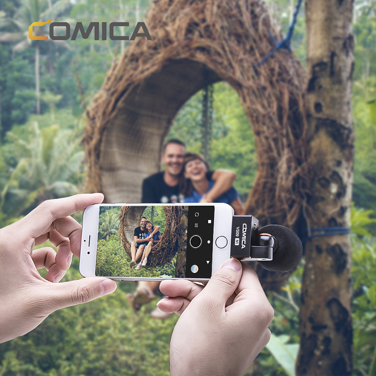 Comica VS09 M1 Mikrofon för smartphone med lightning-kontakt
