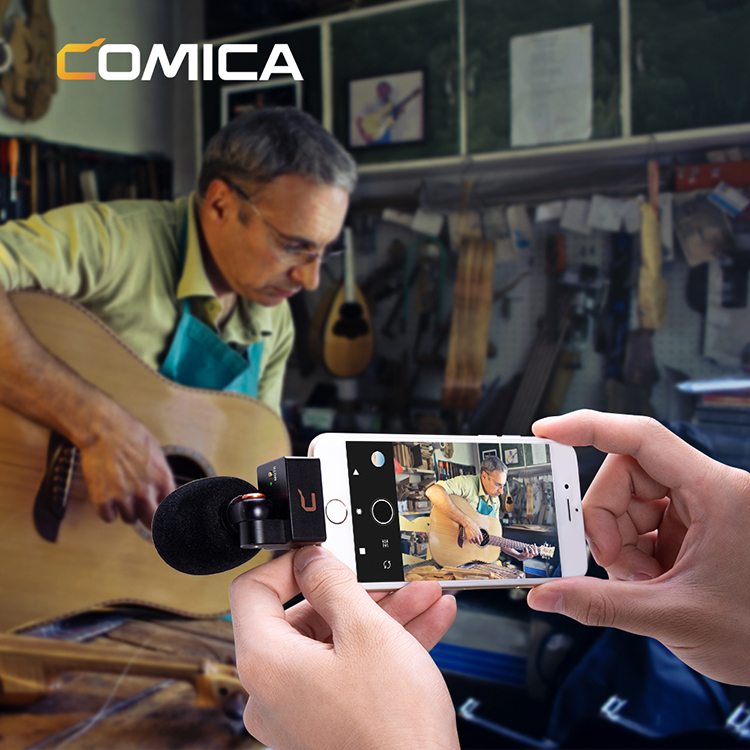 Comica VS09 M1 Mikrofon för smartphone med lightning-kontakt