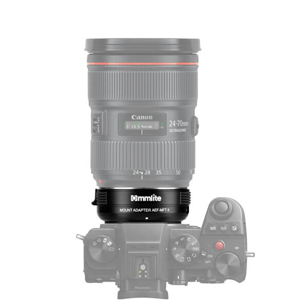  Commlite CM-AEF-MFT II Objektivadapter till Canon EF/EF-S för M4/3 Kamera