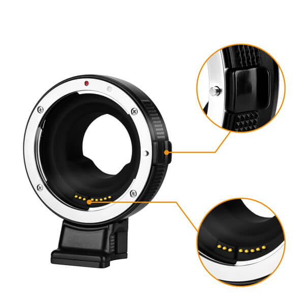  Commlite CM-AEF-MFT II Objektivadapter till Canon EF/EF-S för M4/3 Kamera