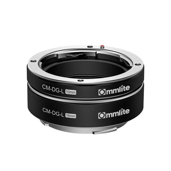 Commlite Mellanringar 10mm & 16mm elektronisk för Leica L