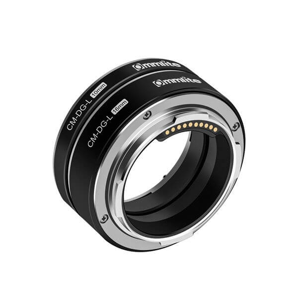 Commlite Mellanringar 10mm & 16mm elektronisk för Leica L