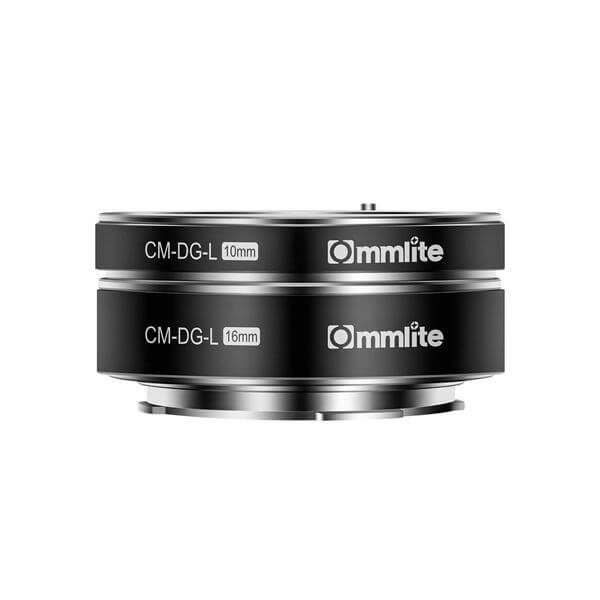 Commlite Mellanringar 10mm & 16mm elektronisk för Leica L