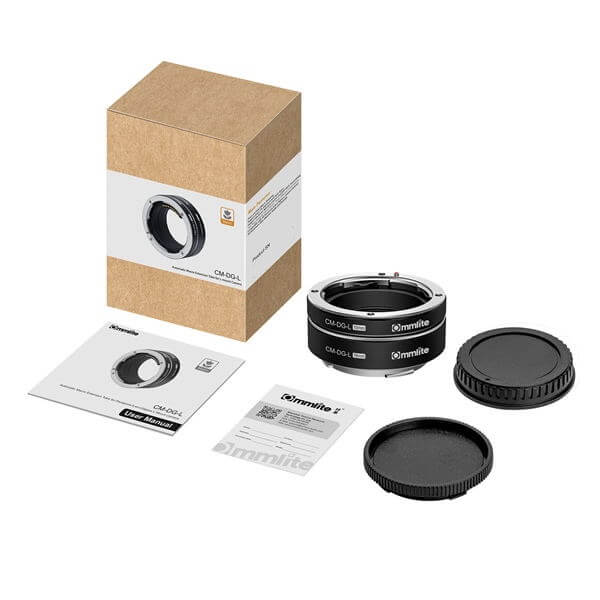 Commlite Mellanringar 10mm & 16mm elektronisk för Leica L