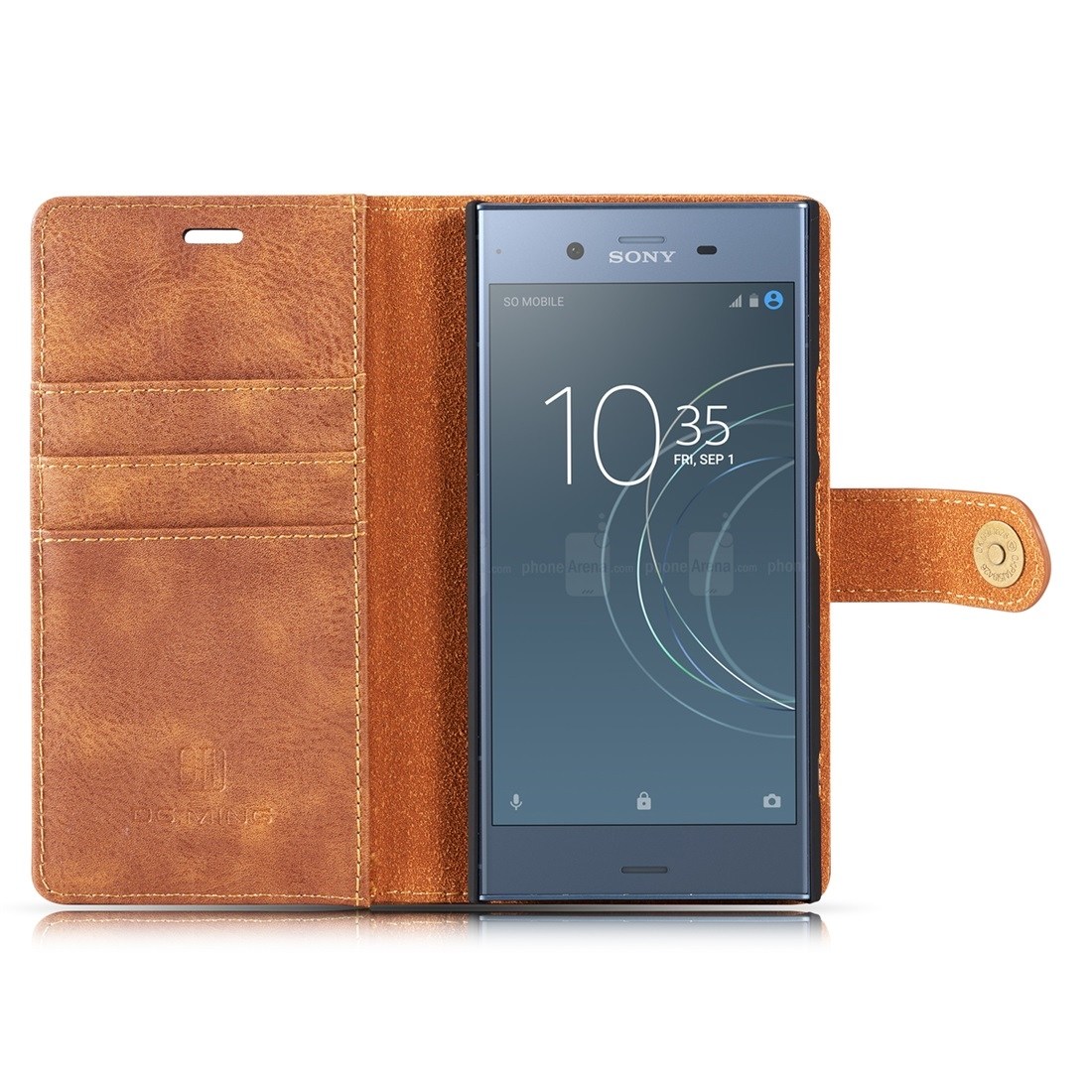 DG.MING för Sony Xperia XZ / XZs - Plånboksfodral med magnetskal
