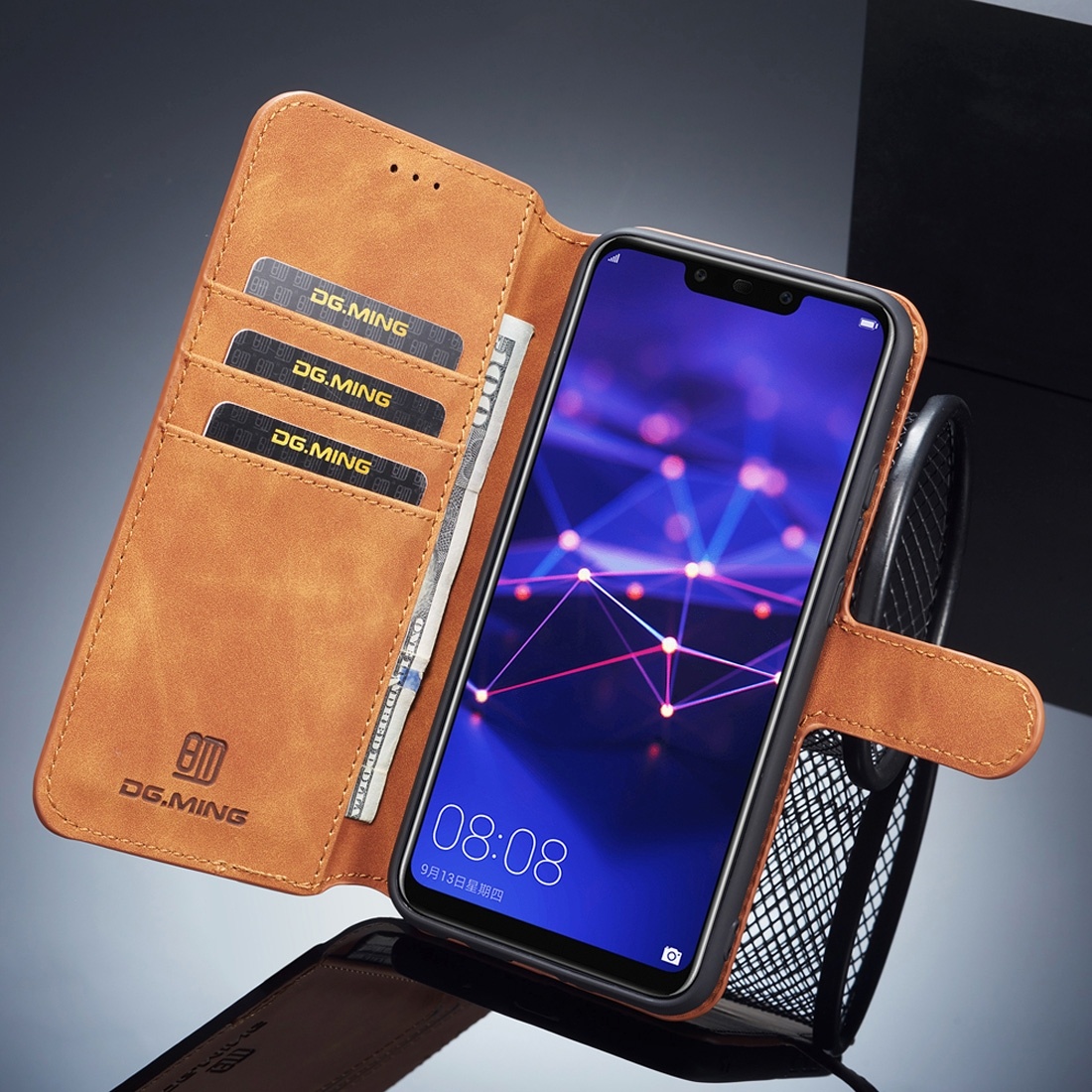 DG.MING Plånboksfodral för Huawei Mate 20 Lite - Smart och stilren design
