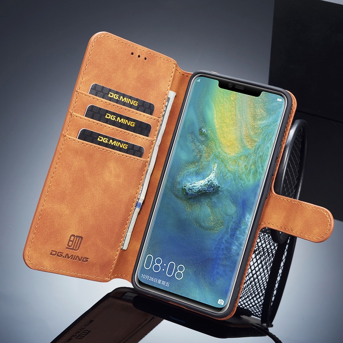 DG.MING Plånboksfodral för Huawei Mate 20 Pro - Smart och stilren design