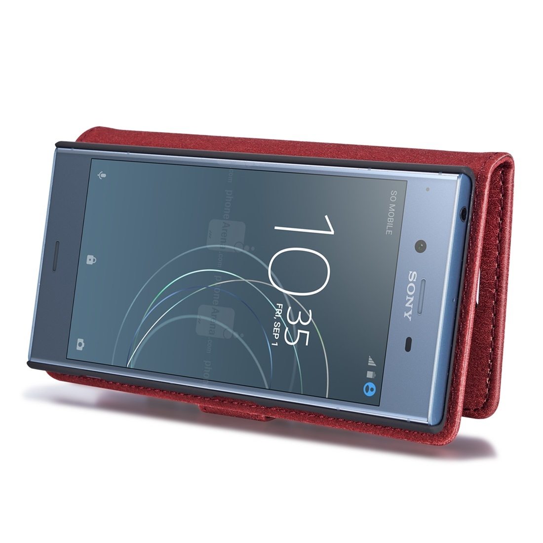 DG.MING för Sony Xperia XZ1 - Plånboksfodral med magnetskal