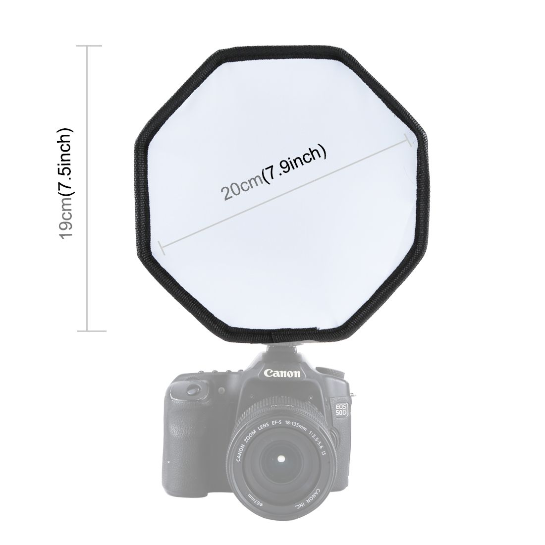 PULUZ 20cm Vikbar octangle softbox