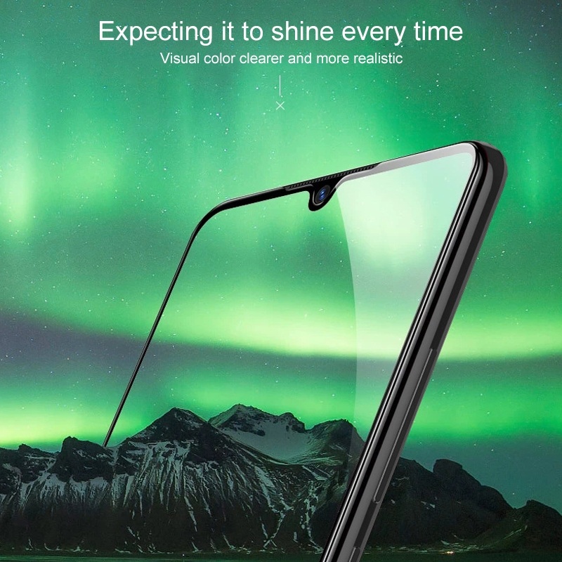 Skärmskydd 9H för Nokia 3.2 med Svart ram