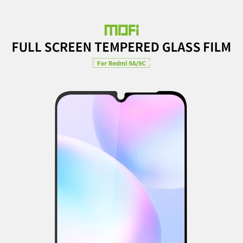  Skrmskydd fr Xiaomi Redmi 9A/9C av hrdat glas