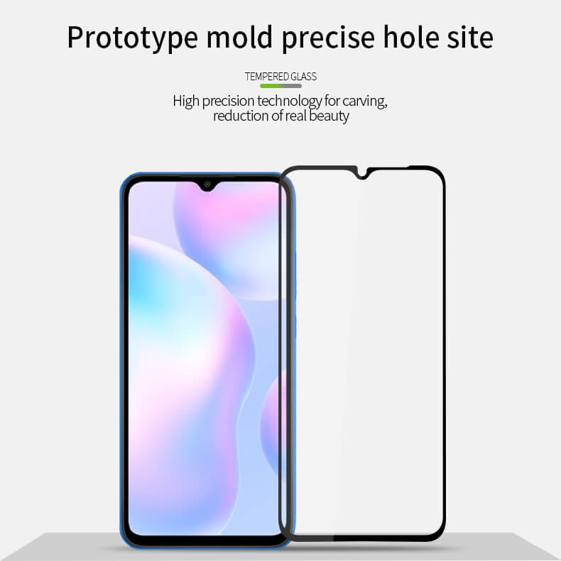 Skärmskydd för Xiaomi Redmi 9A/9C av härdat glas