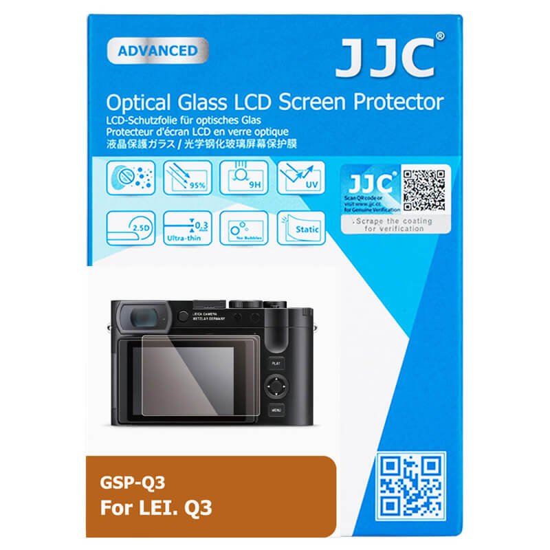  JJC Skärmskydd för Leica Q3 optiskt glas
