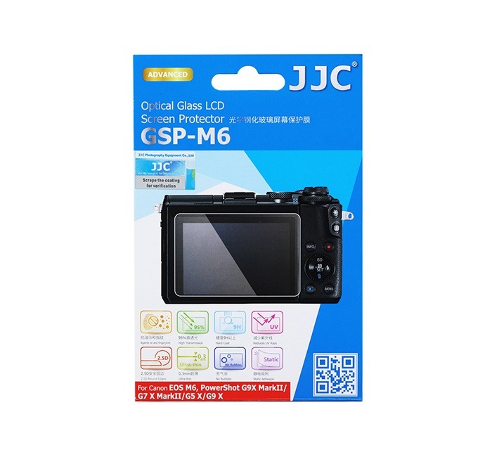  JJC Skrmskydd fr Canon EOS M6/PowerShot G9XMarkII/G7XMarkII/G5X/G9X