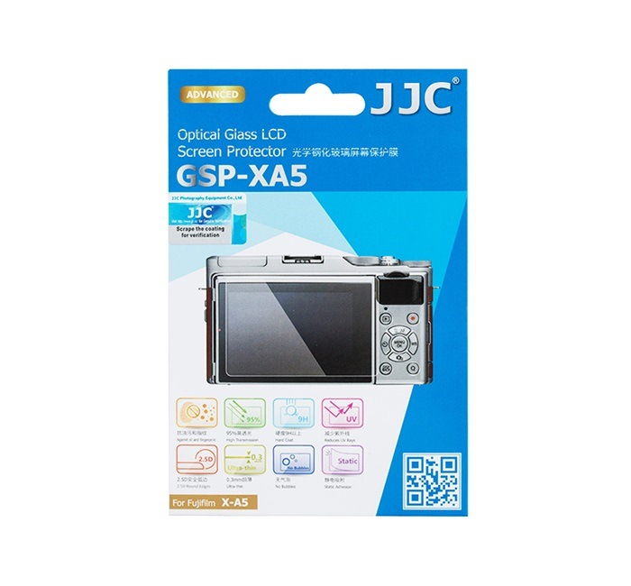  JJC Skrmskydd fr Fujifilm X-A5 optiskt glas 9H