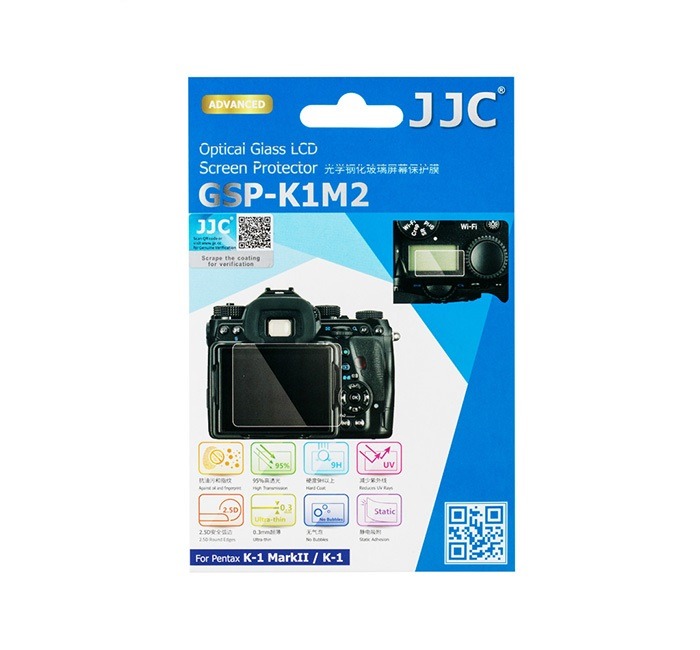  JJC Skrmskydd fr Pentax K-1/K-1 MarkII optiskt glas 9H