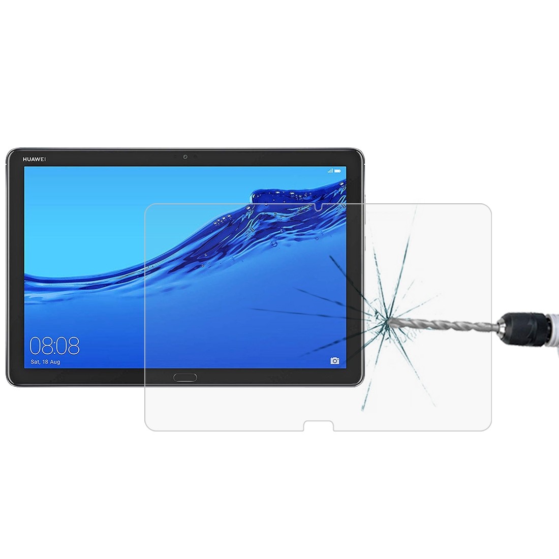 Displayskydd för Huawei Tab M5 Lite 10.1- Av härdat glas 9H