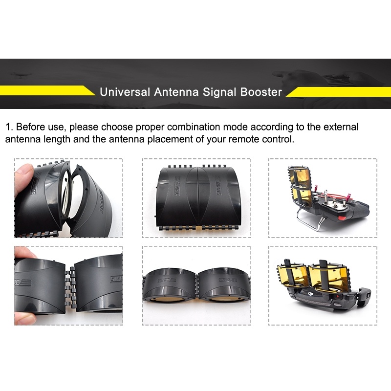  STARTRC Signalfrstrkare fr DJI Mavic Pro/ Air/Spark/ Mini fjrrkontroll