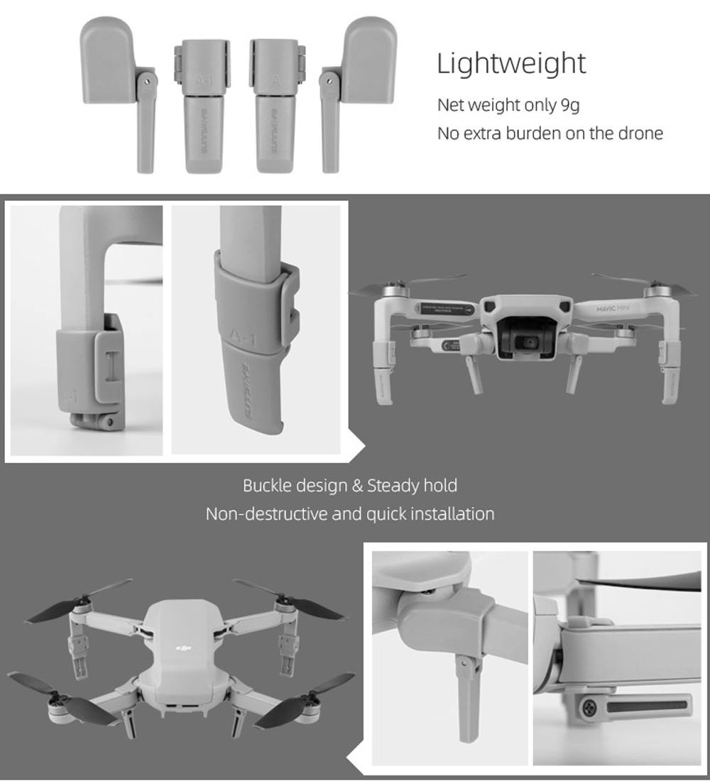 Sunnylife Landställsben för DJI Mini