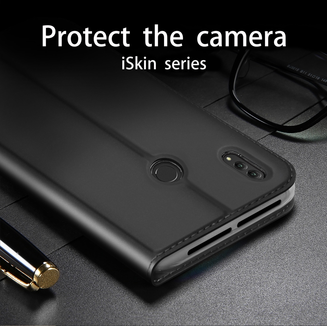 DZGOGO Flipfodral för Huawei Honor Note 10 - Svart