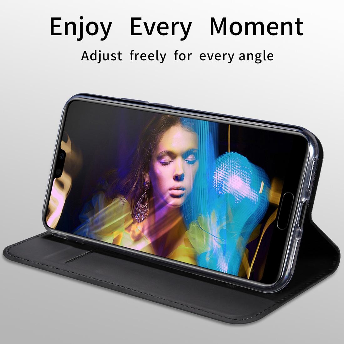 DZGOGO Flipfodral för Huawei P20 Pro - Svart