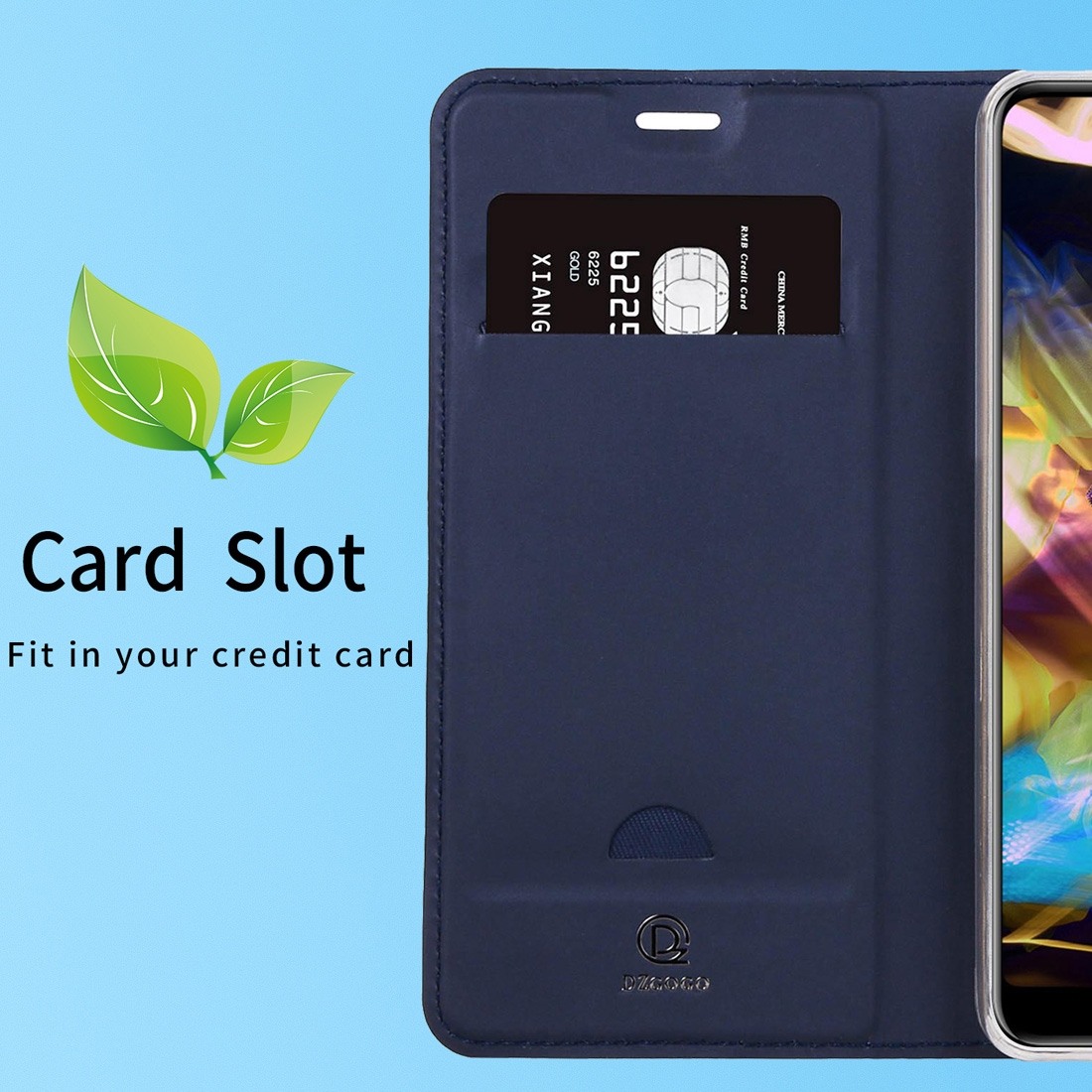 DZGOGO Flipfodral för Huawei P20 Pro - Svart