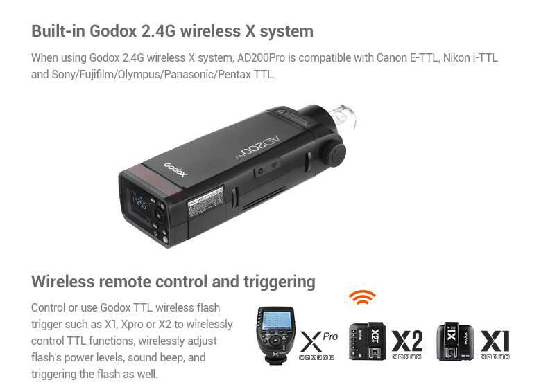  Godox AD200 Pro TTL Pocketblixt-kit