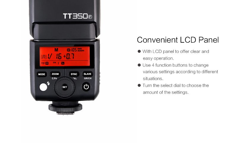  Godox TT350F Mini Thinklite TTL Speedlight fr Fujifilm