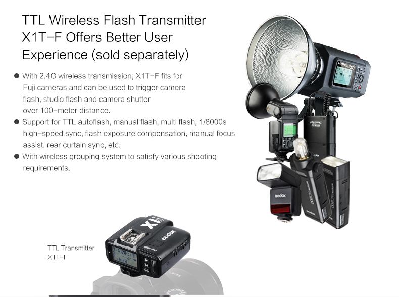  Godox TT350F Mini Thinklite TTL Speedlight fr Fujifilm