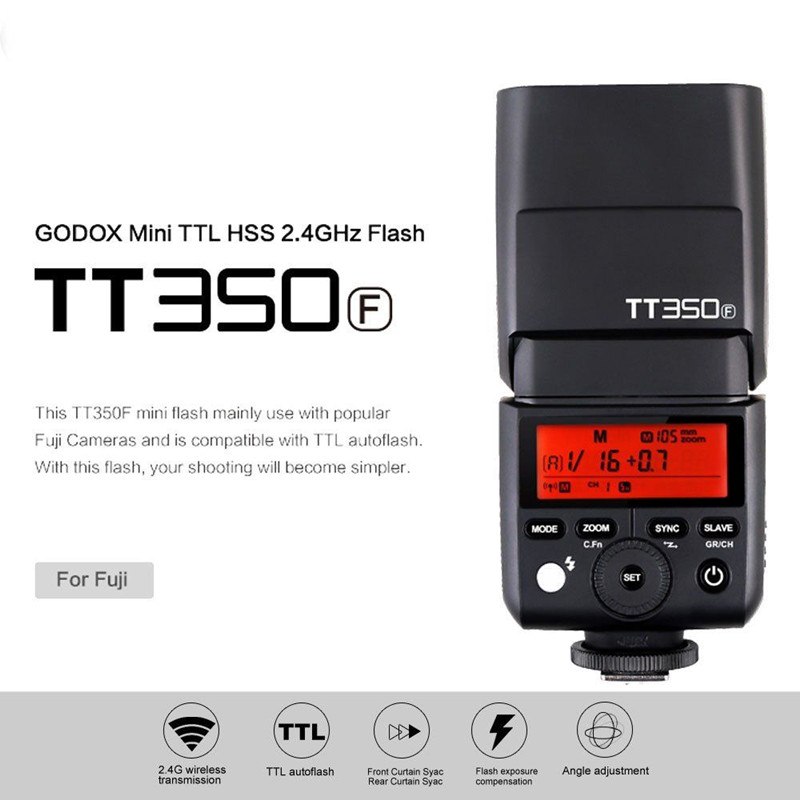  Godox TT350F Mini Thinklite TTL Speedlight fr Fujifilm